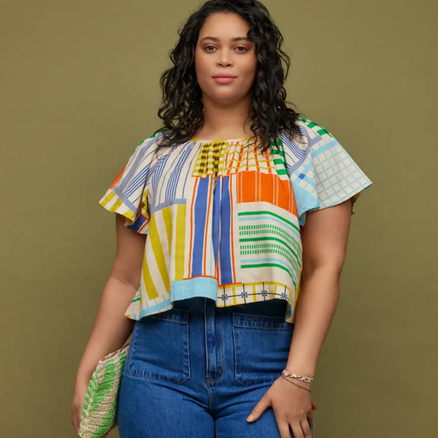 Fashion Sage & Clare Sage & Clare Fresno Swing Blouse