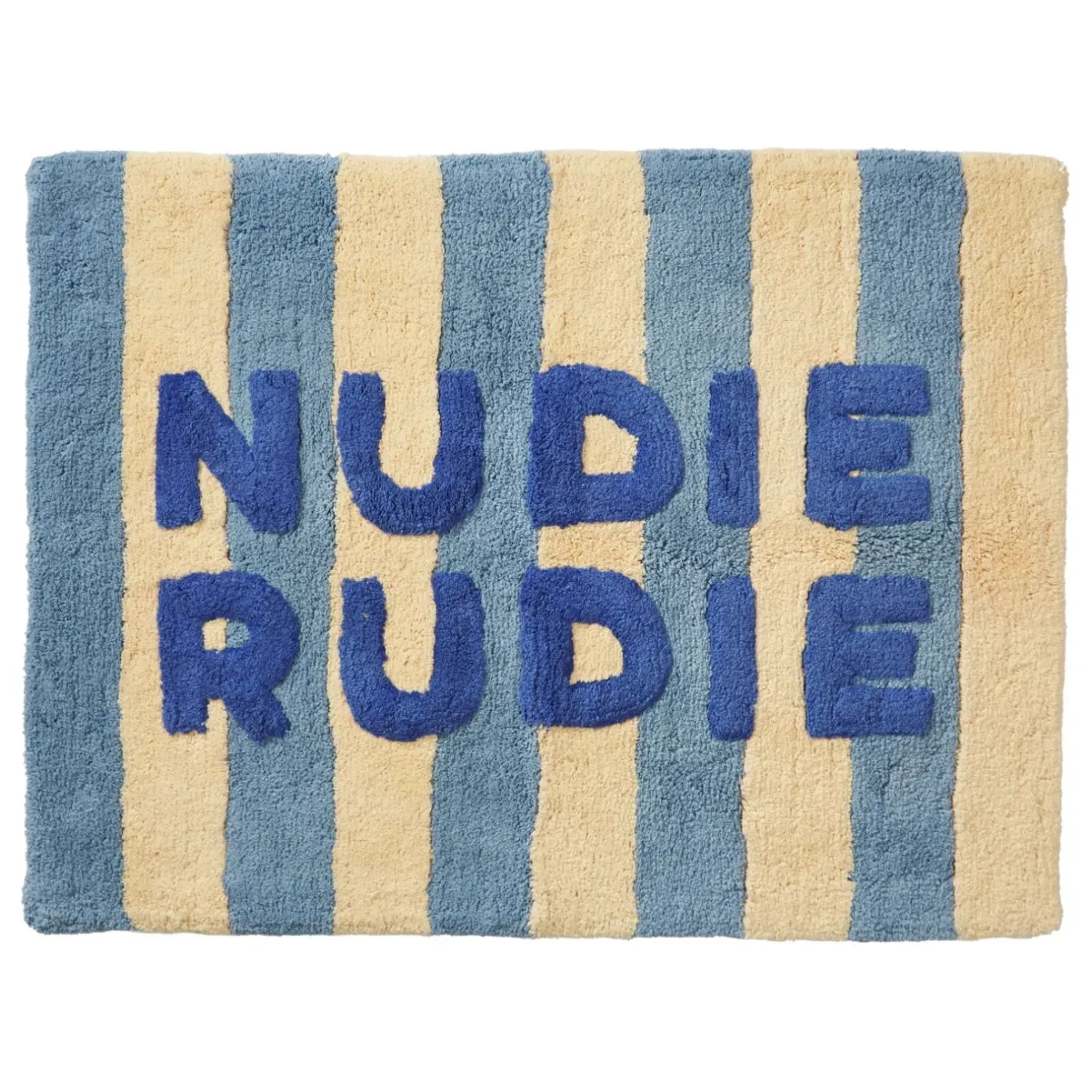 Fashion Sage & Clare Sage & Clare Ira Nudie Rudie Bath Mat - Blue Jean