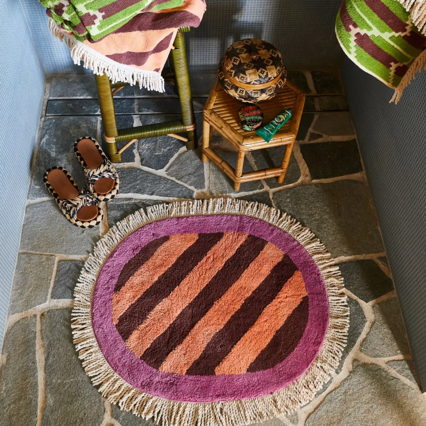 Clearance Sage & Clare Sage & Clare Jarita Bath Mat - Desert