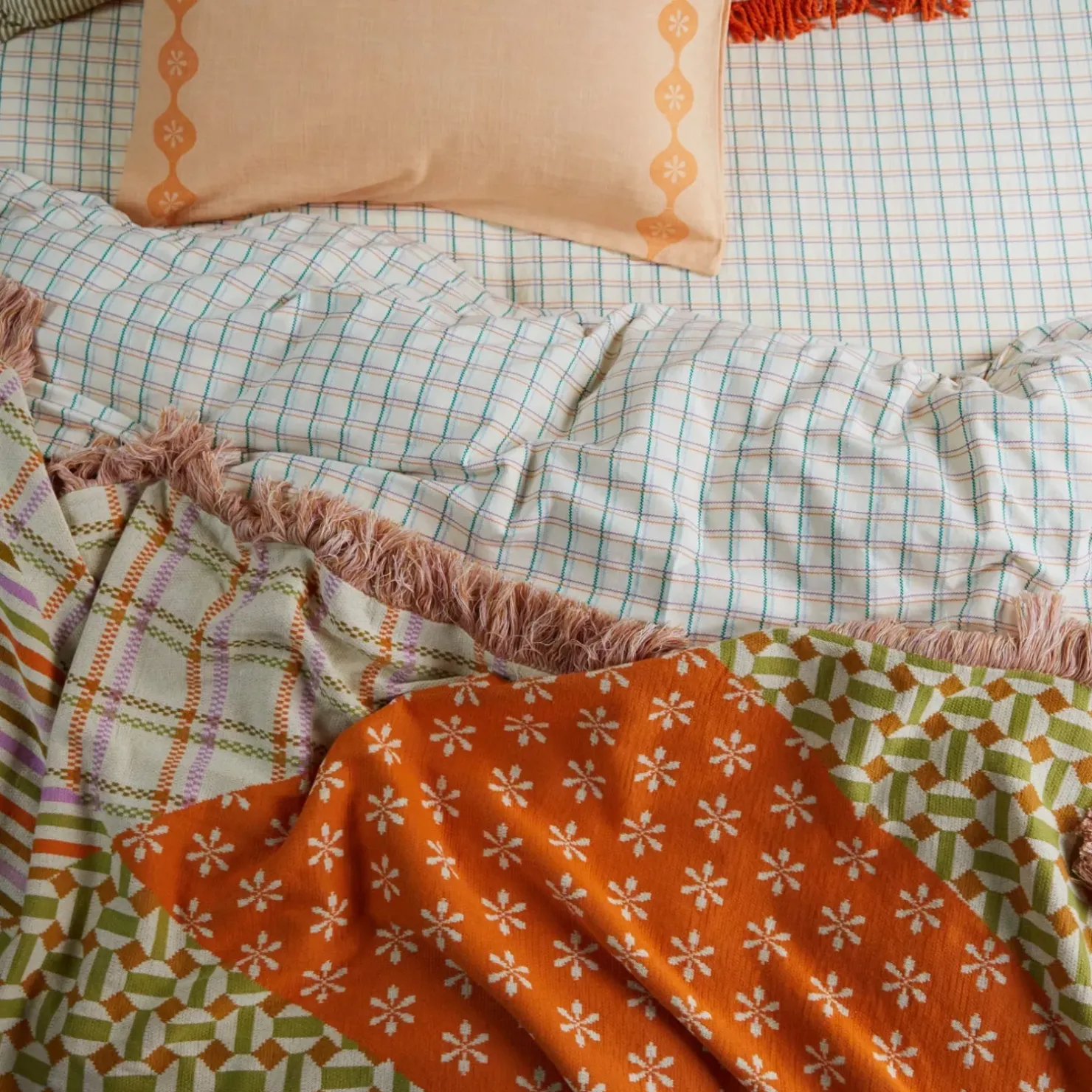 Outlet Sage & Clare Sage & Clare Masham Knit Blanket