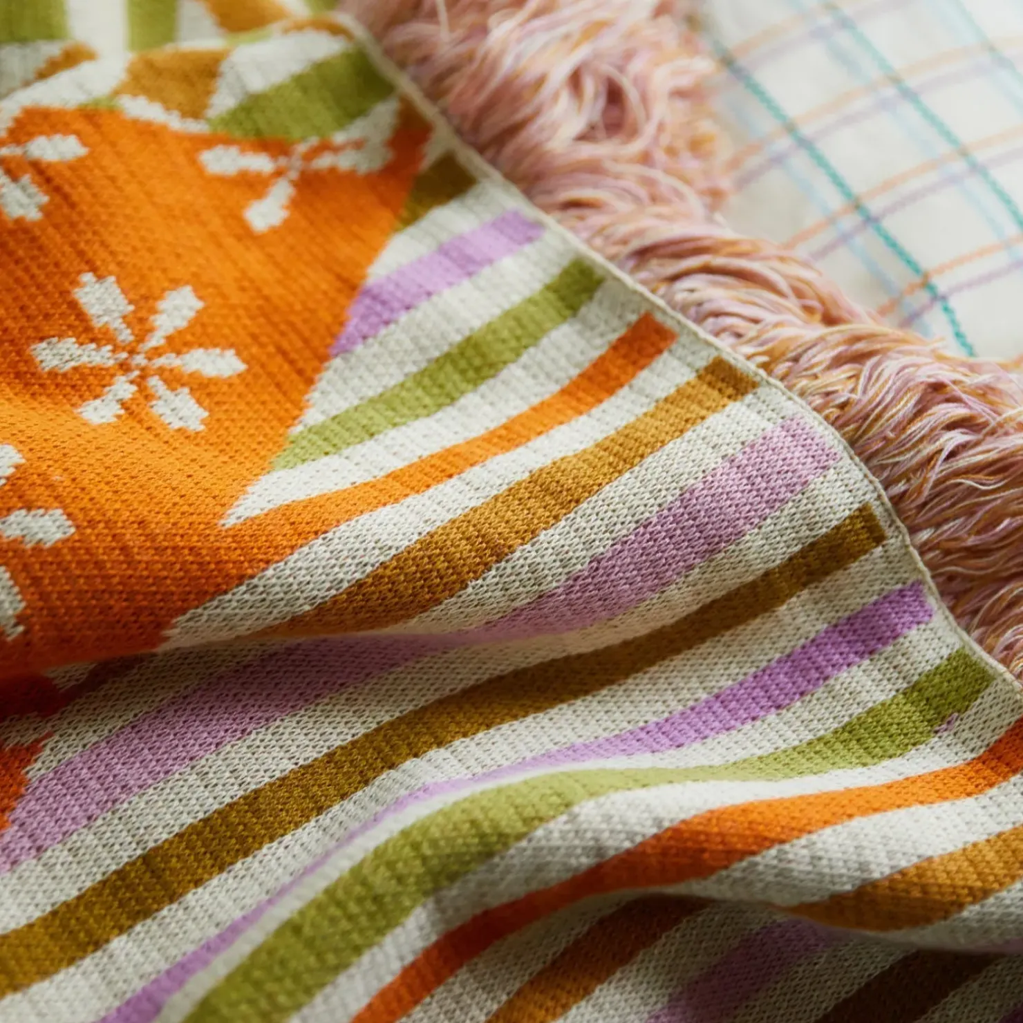 Outlet Sage & Clare Sage & Clare Masham Knit Blanket