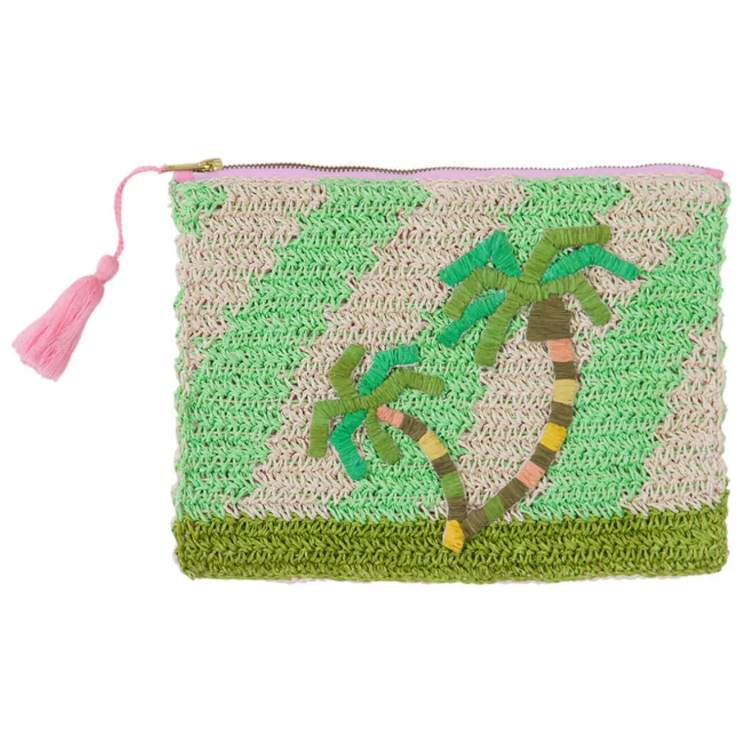 Hot Sage & Clare Sage & Clare San Carlos Raffia Clutch