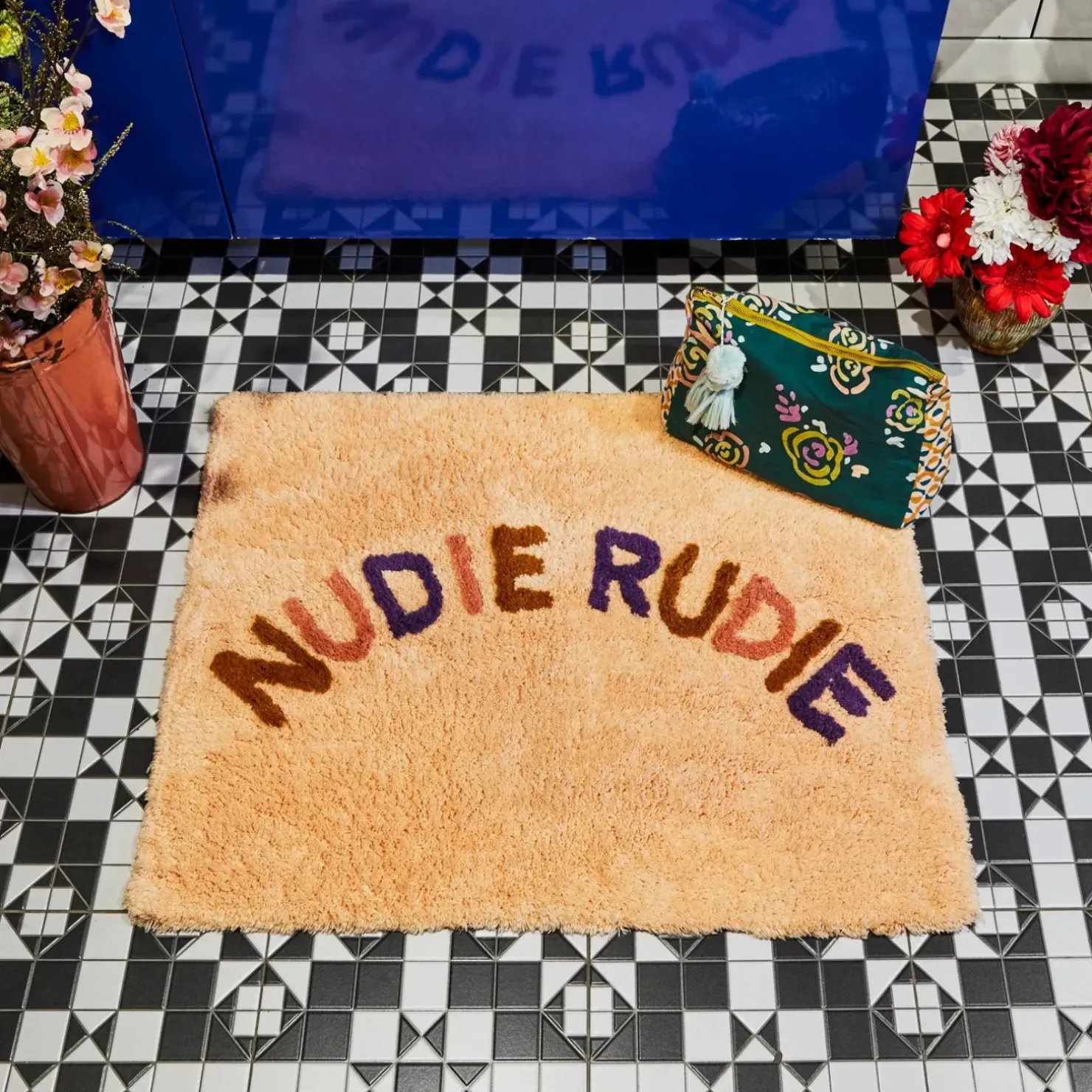 Discount Sage & Clare Sage & Clare Tula Nudie Rudie Bathmat- Anabelle