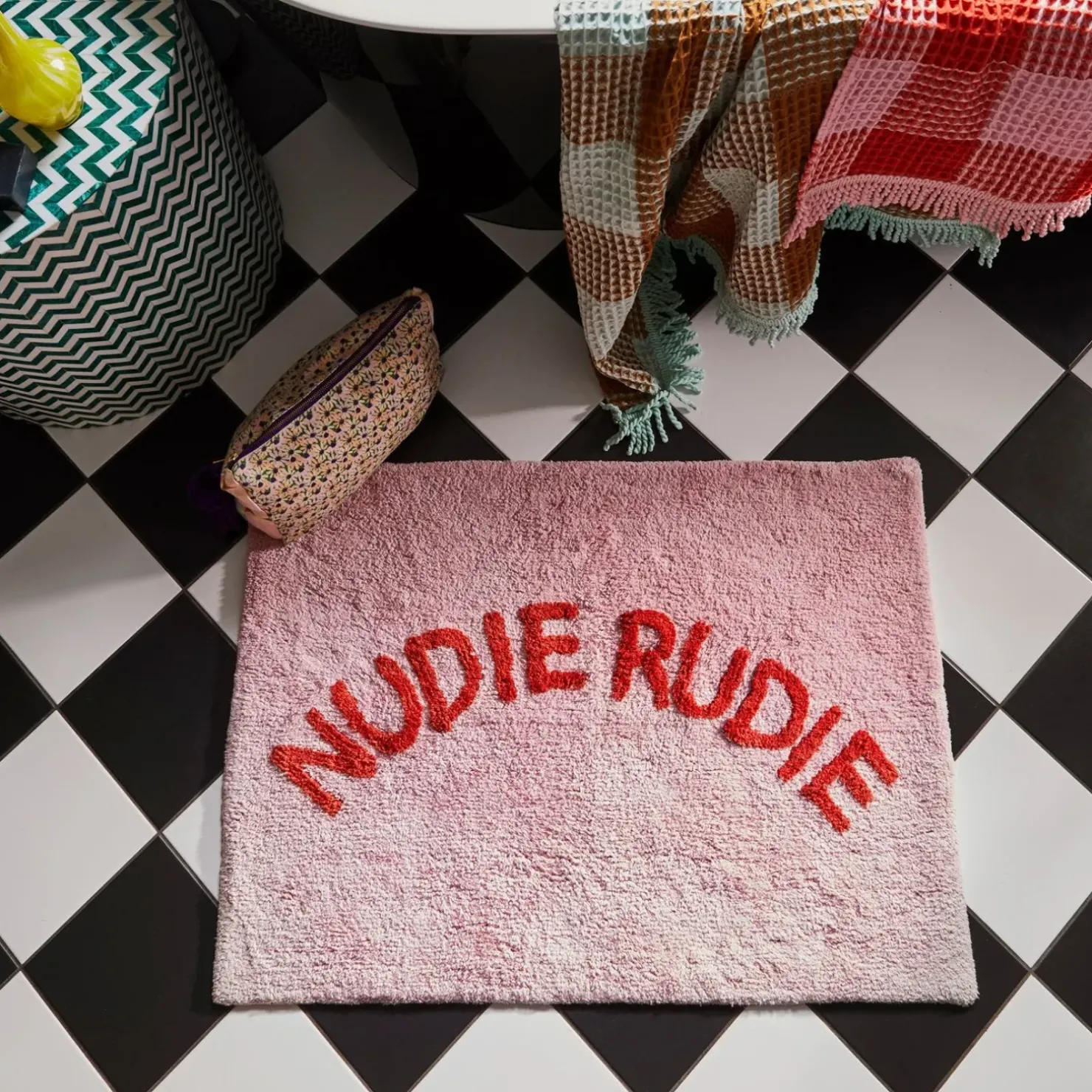 Discount Sage & Clare Sage & Clare Tula Nudie Rudie Bath Mat- Lilac