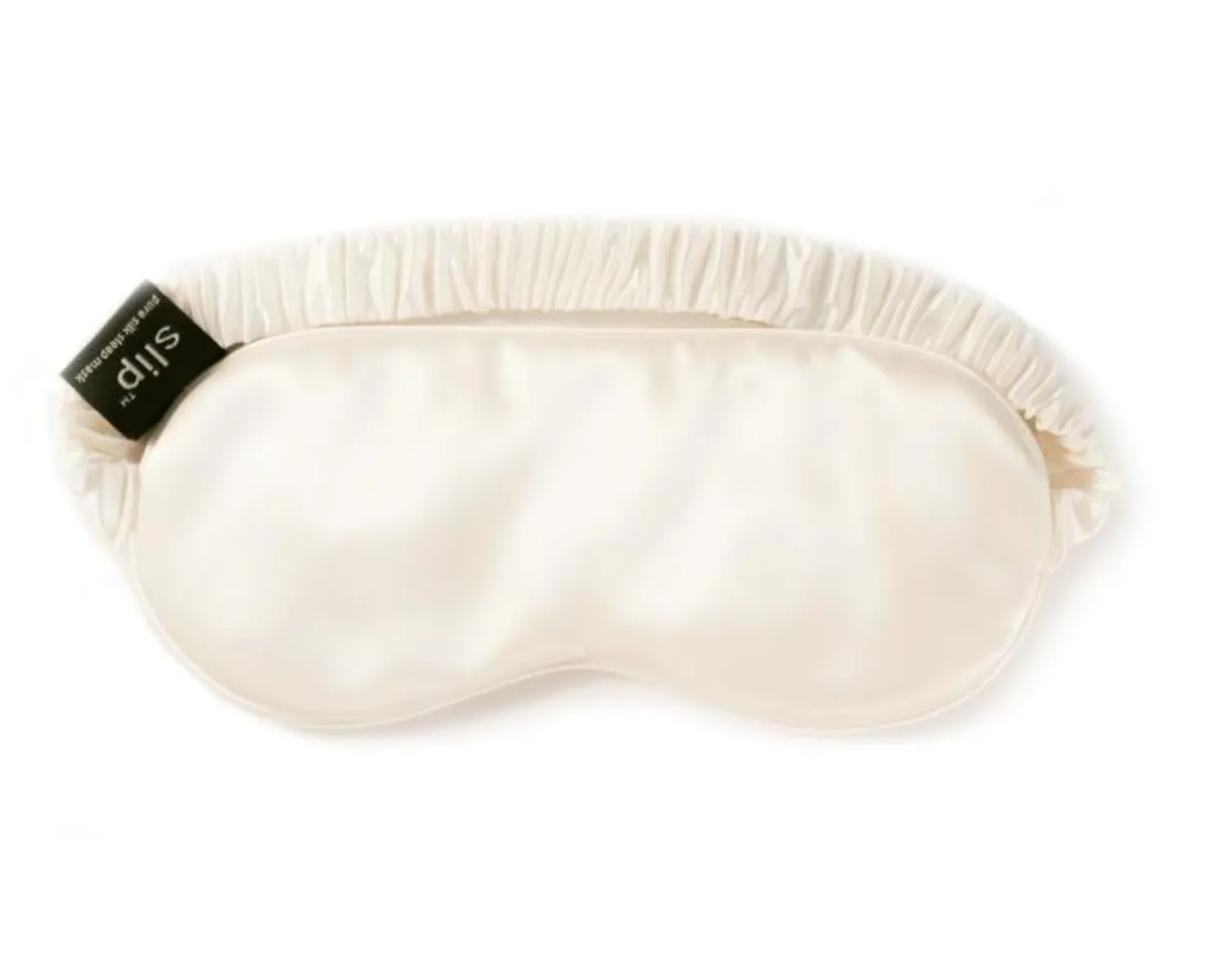 Outlet Slip Pure Silk Sleep Mask - White
