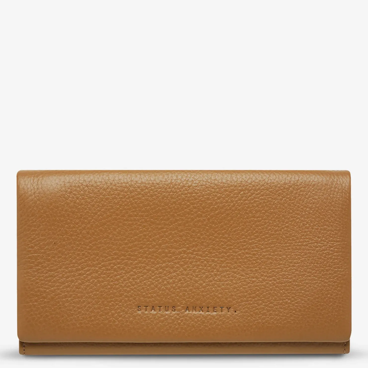 Hot Status Anxiety Nevermind Wallet - Tan