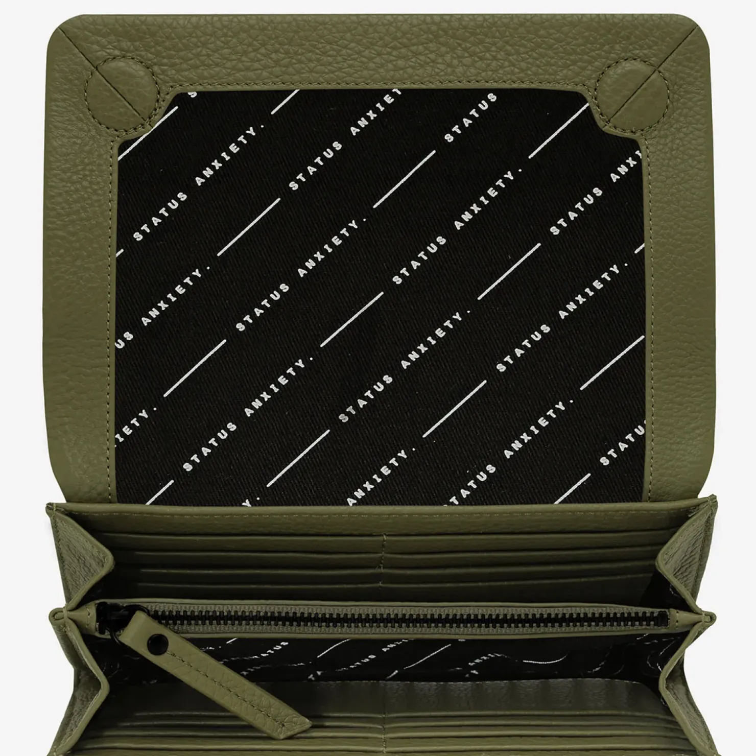 Clearance Status Anxiety Remnant Wallet - Khaki