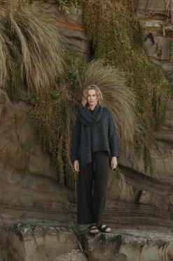 Fashion Talamaya Drift Airy Pullover - Heath Green