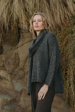 Fashion Talamaya Drift Airy Pullover - Heath Green