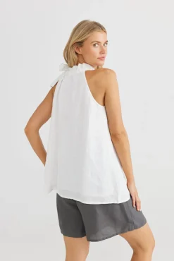 Hot The Shanty Lucia Top - White