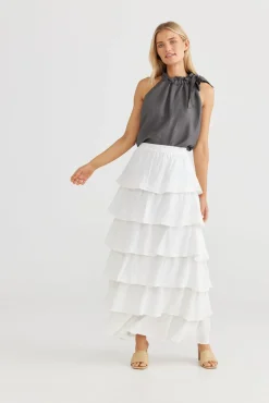 Online The Shanty Neapolitan Skirt - White
