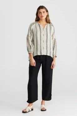 Online The Shanty Salerno Top - Valentina Stripe