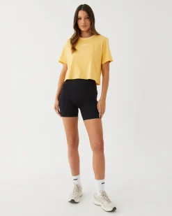 Best Upstate Evolve Cropped Tee- Pina Colada