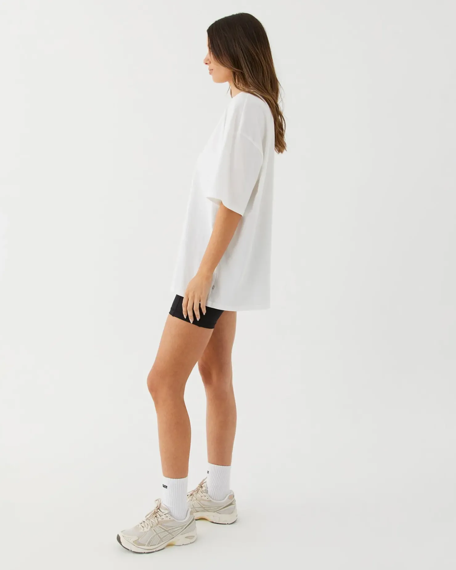 Fashion Upstate Hustle Tee- White Bars