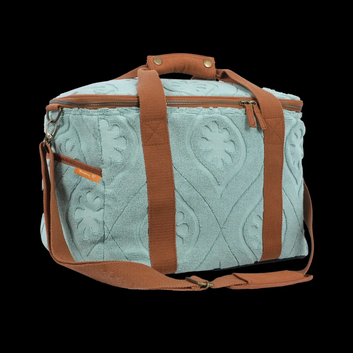 Discount Wandering Folk Daisy Cooler Bag Large - Peppermint