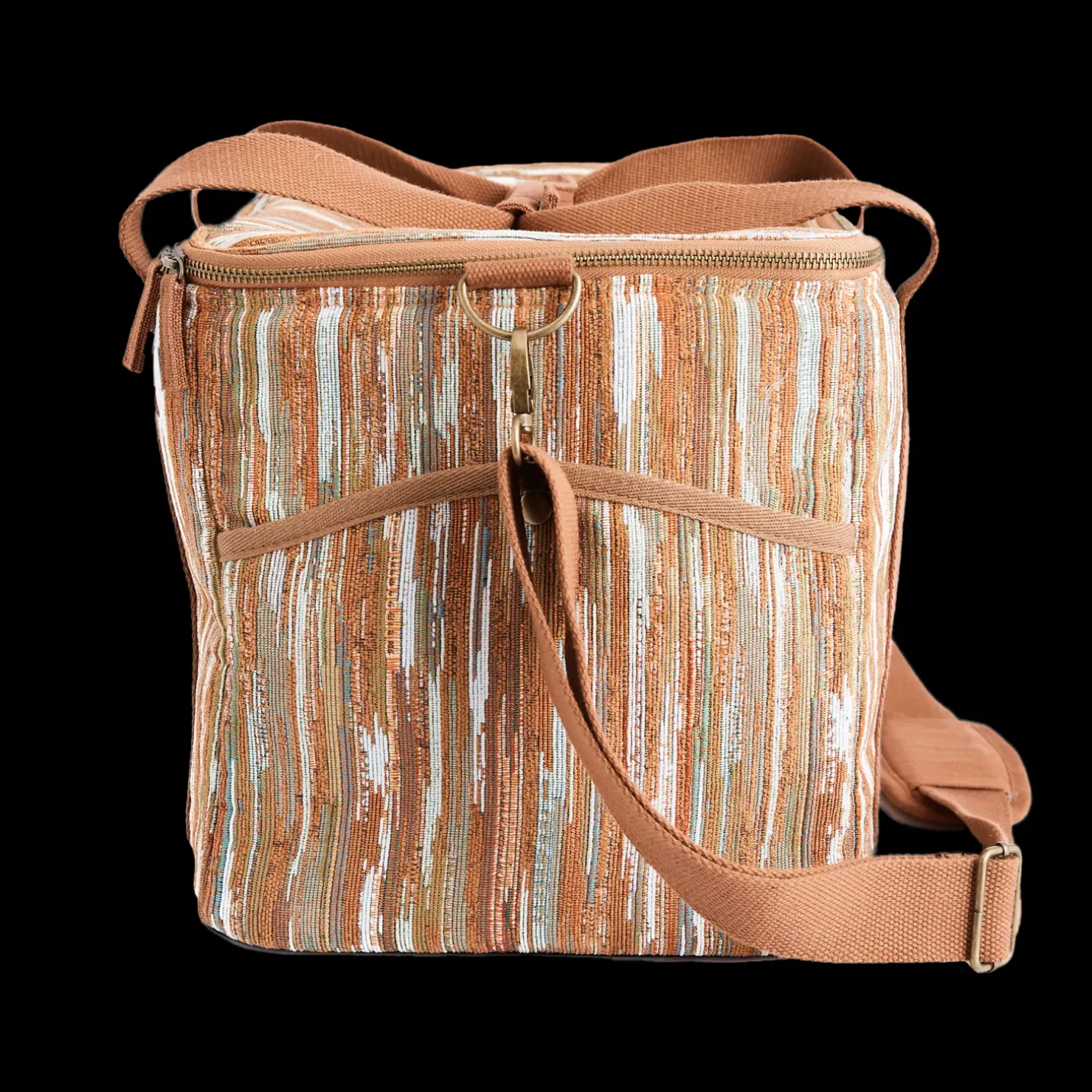 New Wandering Folk Insulated Cooler Bag Large - Ochre