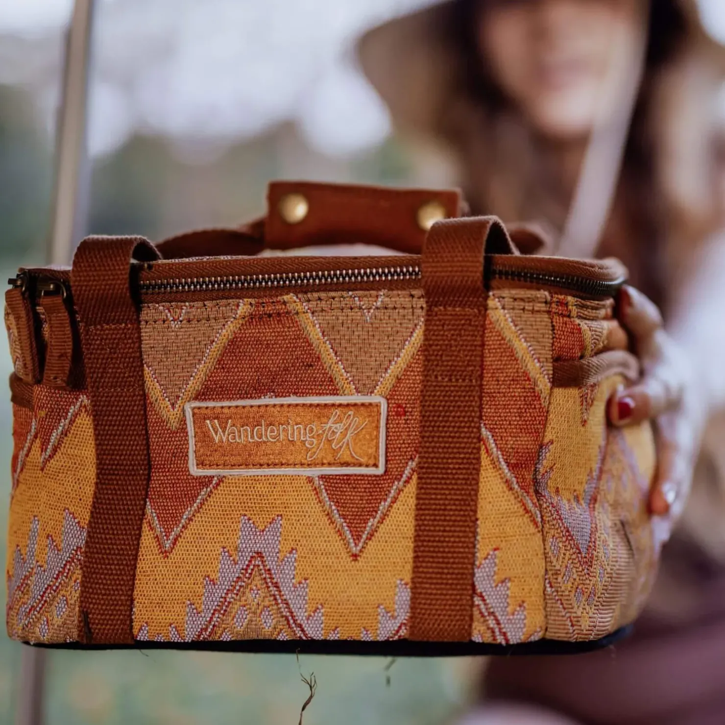Hot Wandering Folk Jagger Cooler Bag Mini - Iris
