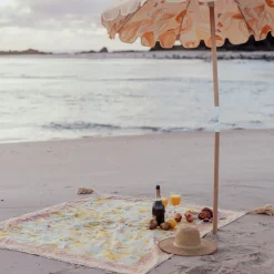 New Wandering Folk Le Lemon Picnic Rug - Nectar