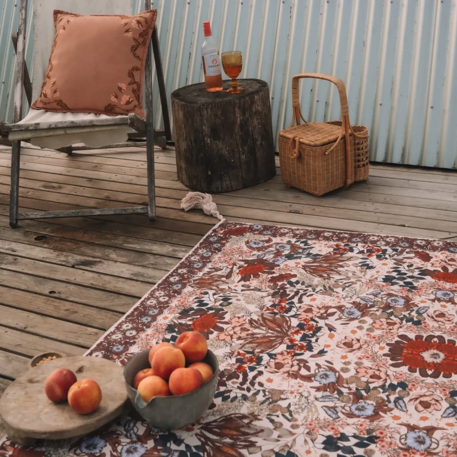 Best Wandering Folk Native Picnic Rug - Blossom