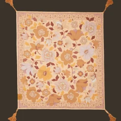 Clearance Wandering Folk Picnic Rug - Grande Fleur Dawn