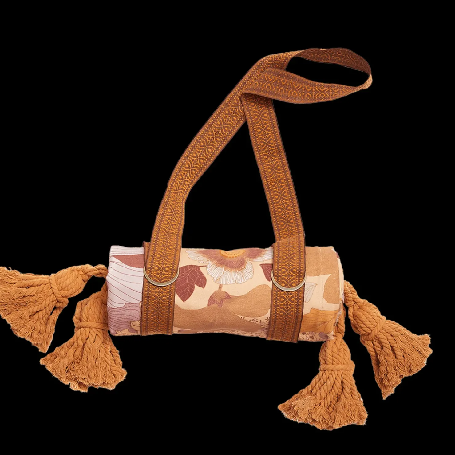 Clearance Wandering Folk Picnic Rug - Grande Fleur Dawn