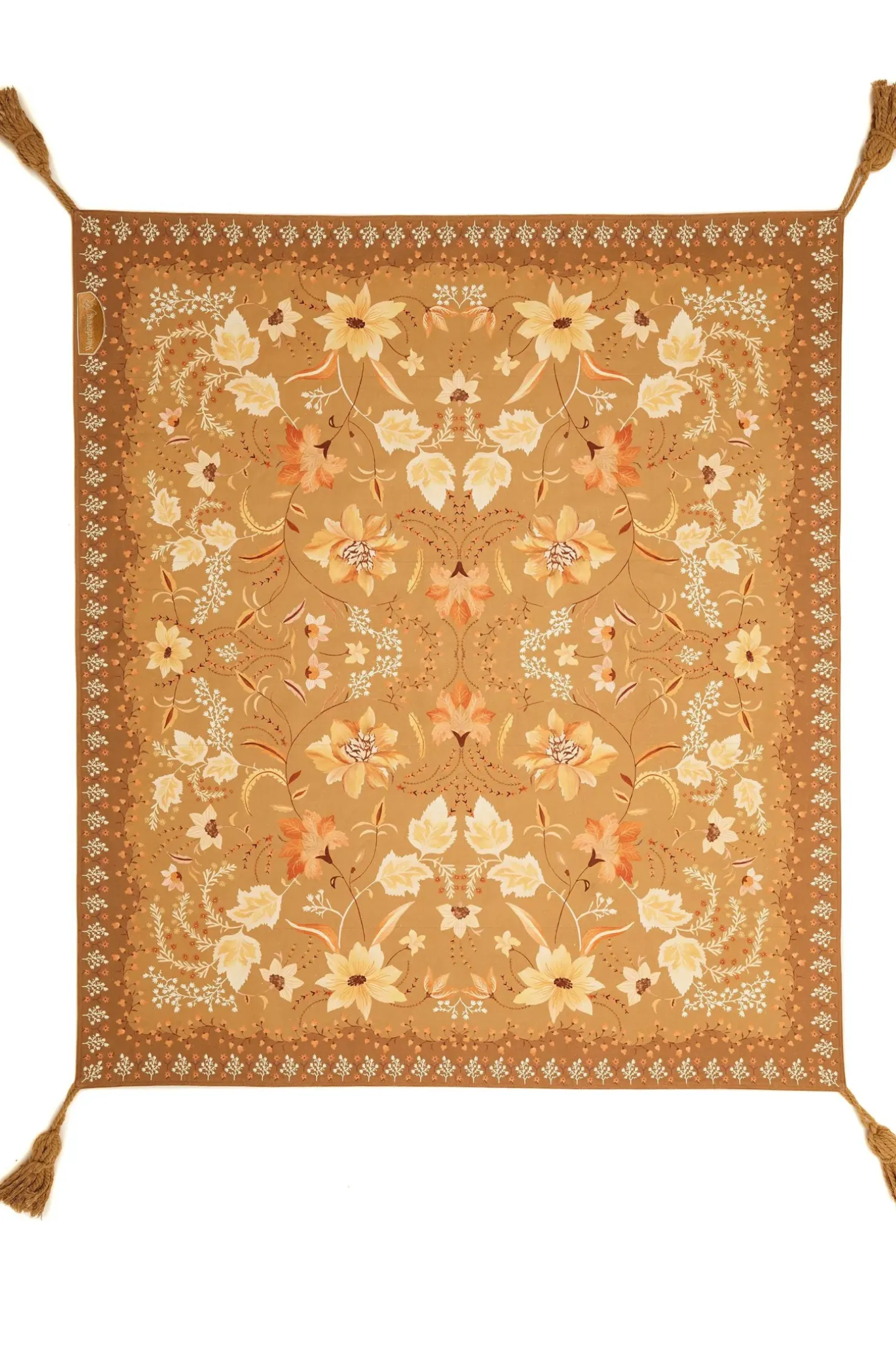 Best Wandering Folk Picnic Rug - Golden Folk