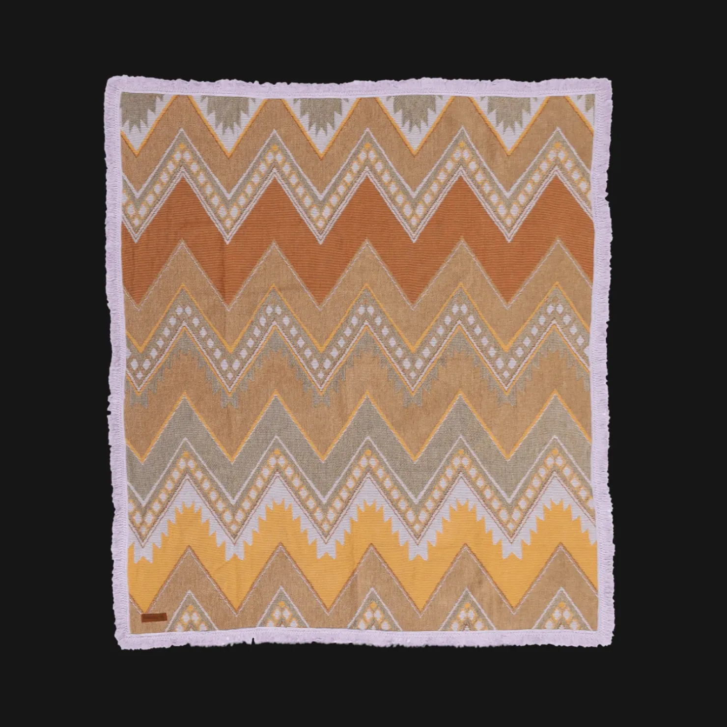 Hot Wandering Folk Woven Throw - Jagger Iris