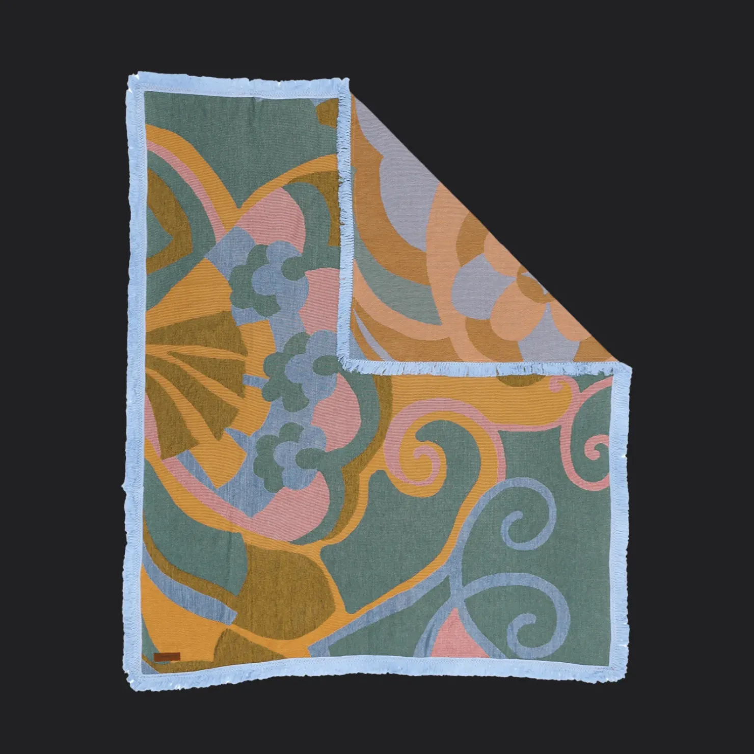New Wandering Folk Woven Throw - Kaleid Sugar