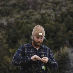 Online Will & Bear Will & Bear Levi Beanie - Olive Brown