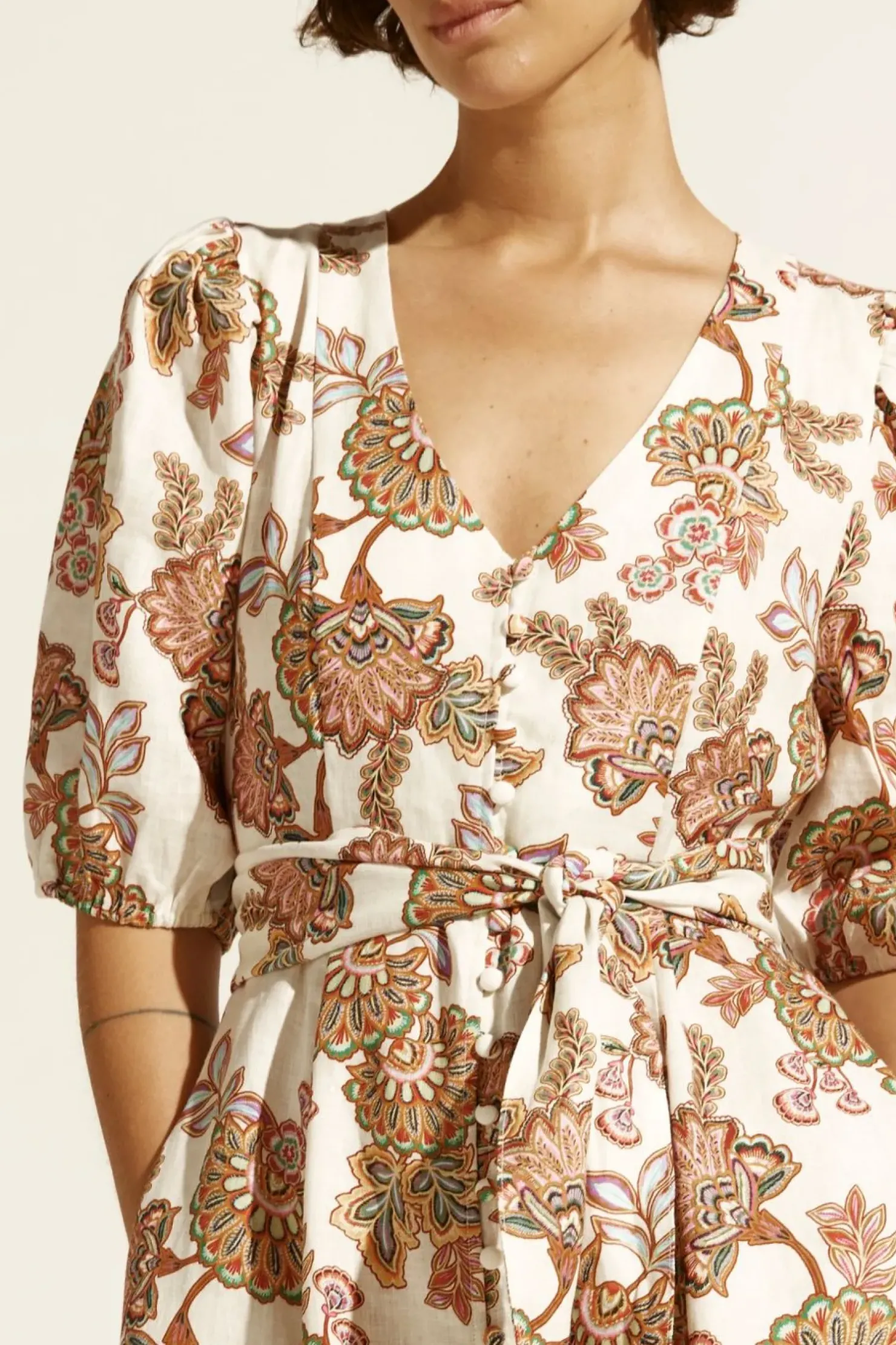 Sale Zoe Kratzmann Ebb Dress - K'gari Cream