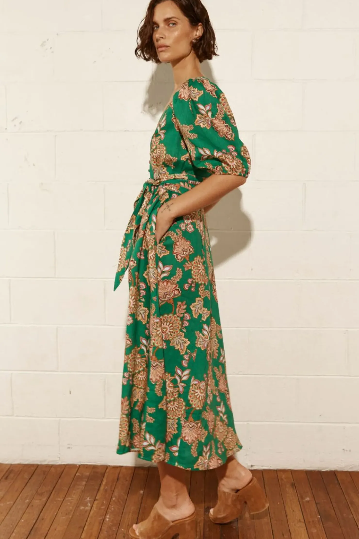 Hot Zoe Kratzmann Ebb Dress - K'gari Palm Green