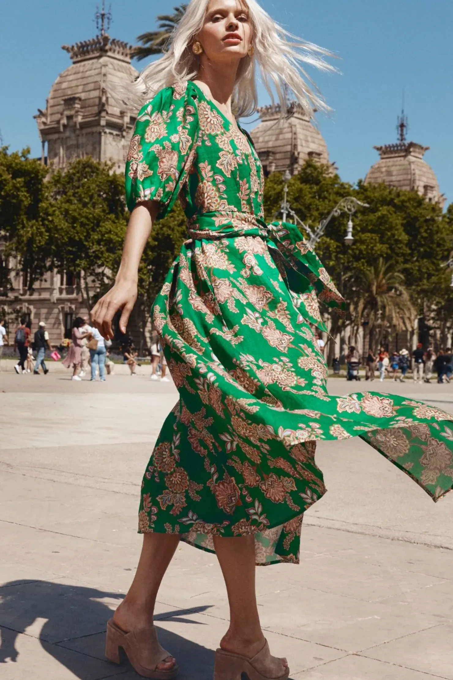 Hot Zoe Kratzmann Ebb Dress - K'gari Palm Green