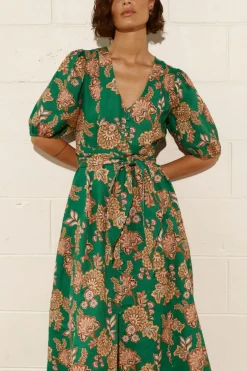 Hot Zoe Kratzmann Ebb Dress - K'gari Palm Green