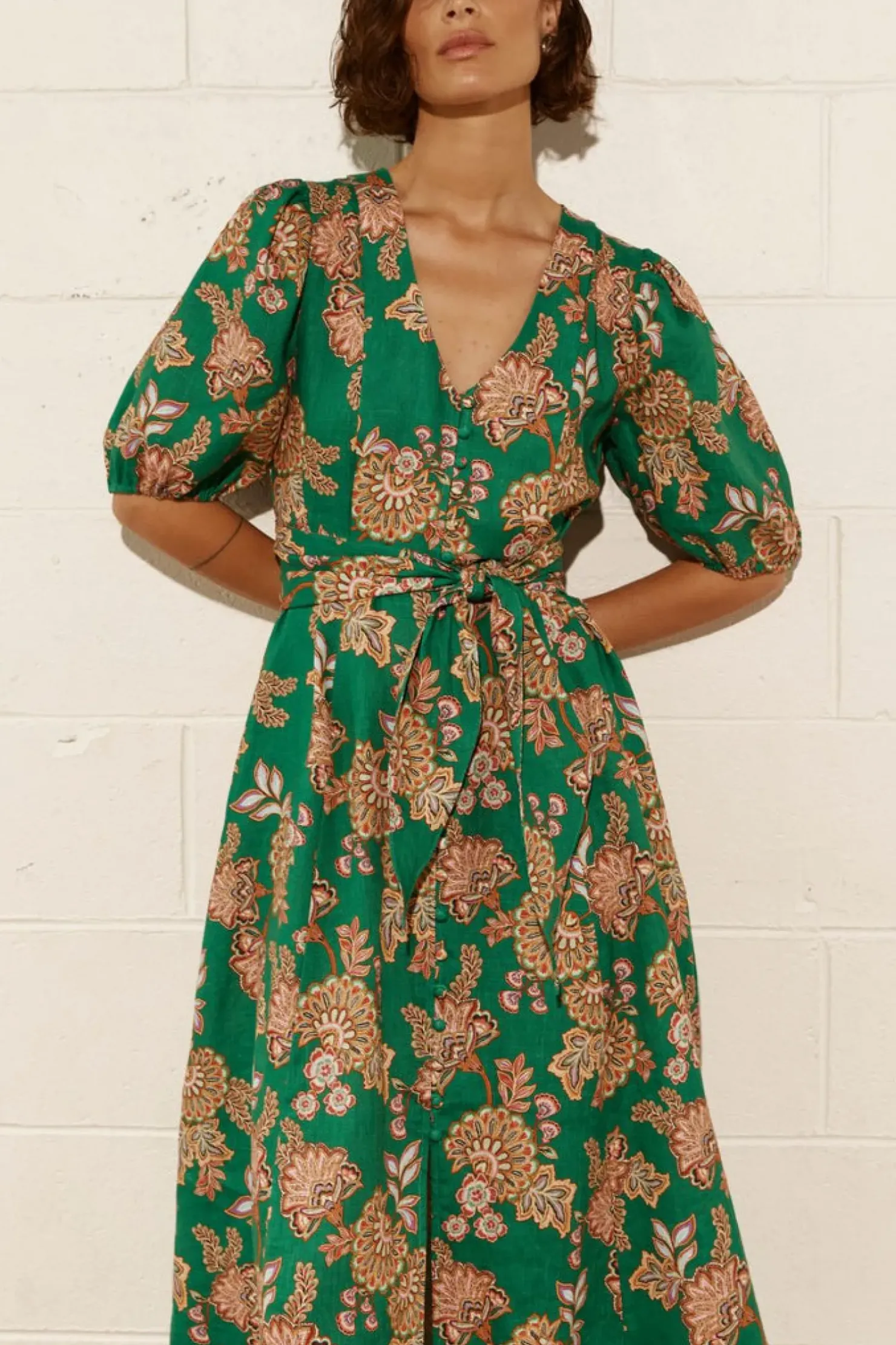 Hot Zoe Kratzmann Ebb Dress - K'gari Palm Green