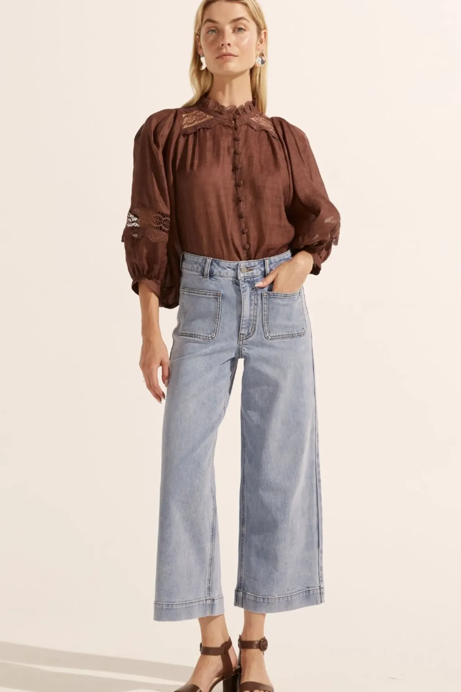 Sale Zoe Kratzmann Establish Jean - Washed Denim