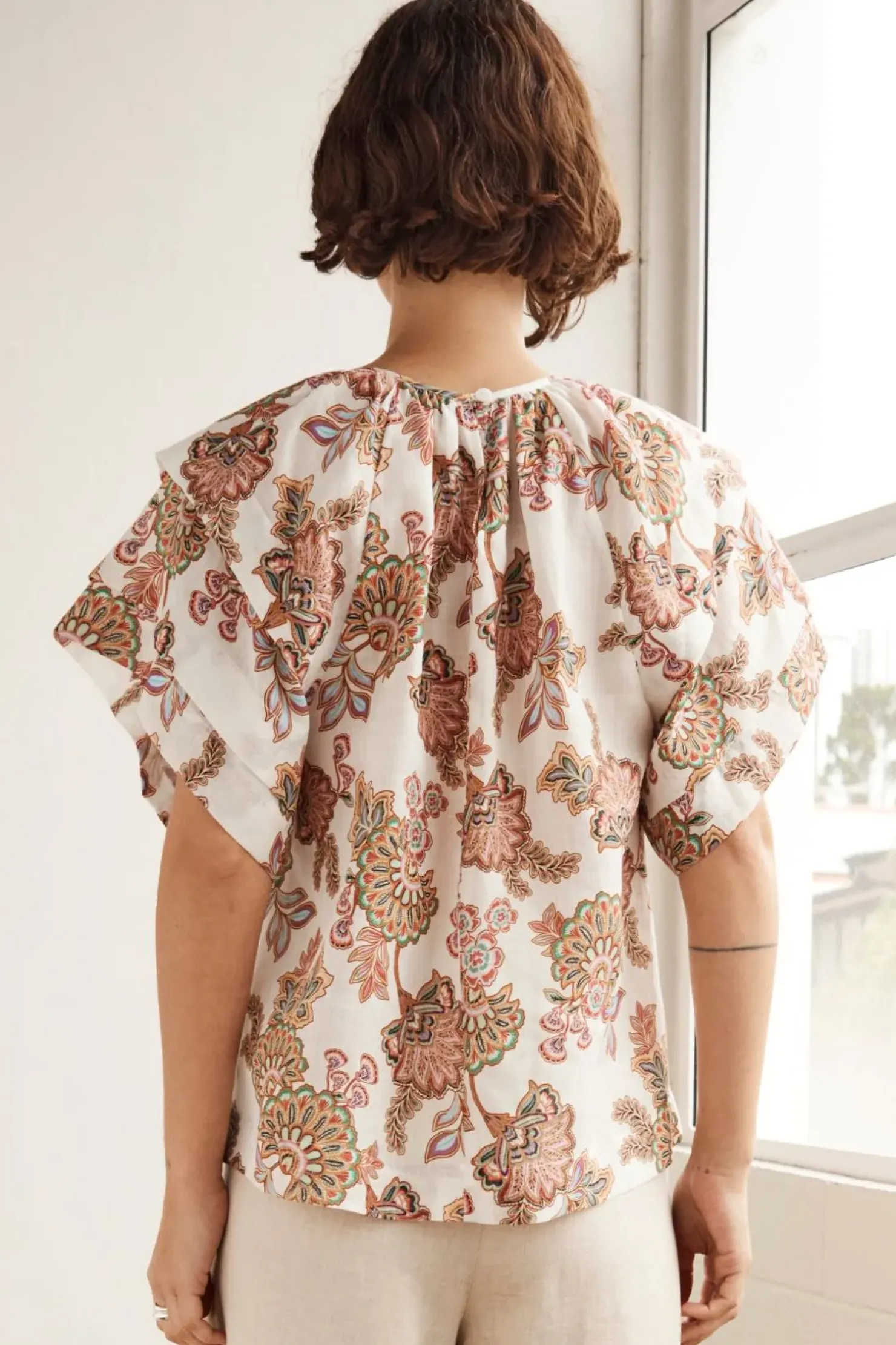 Sale Zoe Kratzmann Flout Top - K'gari Cream