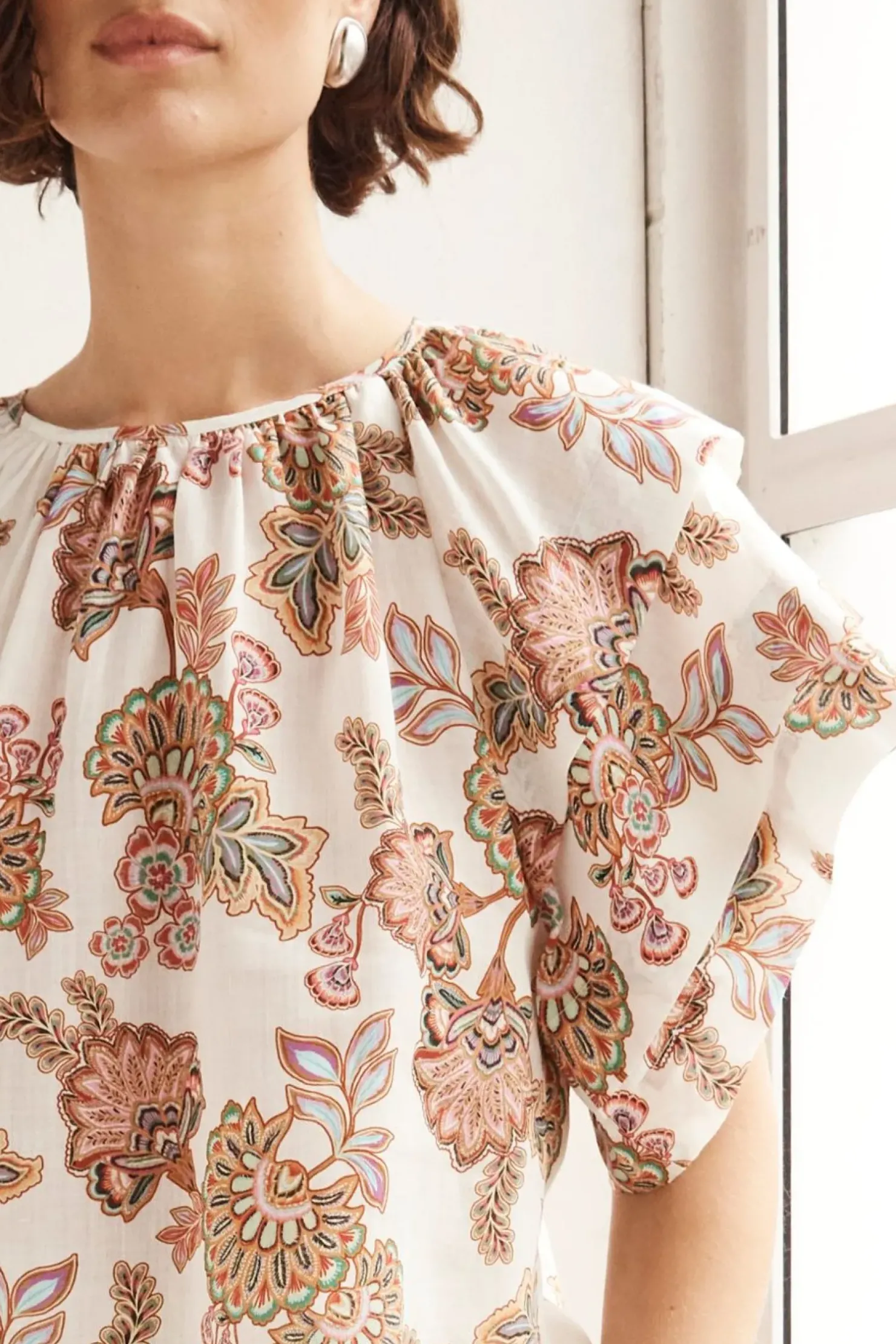 Sale Zoe Kratzmann Flout Top - K'gari Cream