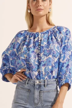 Online Zoe Kratzmann Imbue Top - Pacific Floral