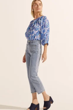 Online Zoe Kratzmann Imbue Top - Pacific Floral