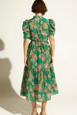 Clearance Zoe Kratzmann Opus Dress - K'gari Palm Green