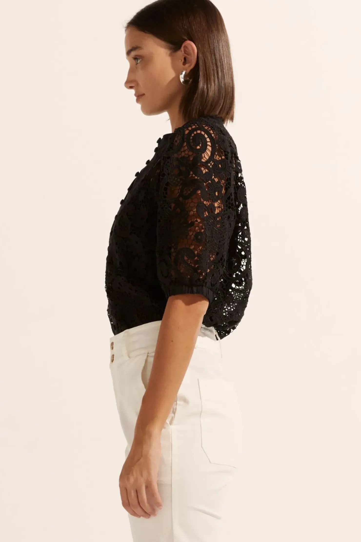 Discount Zoe Kratzmann Parade Lace Top - Black