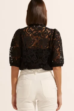Discount Zoe Kratzmann Parade Lace Top - Black