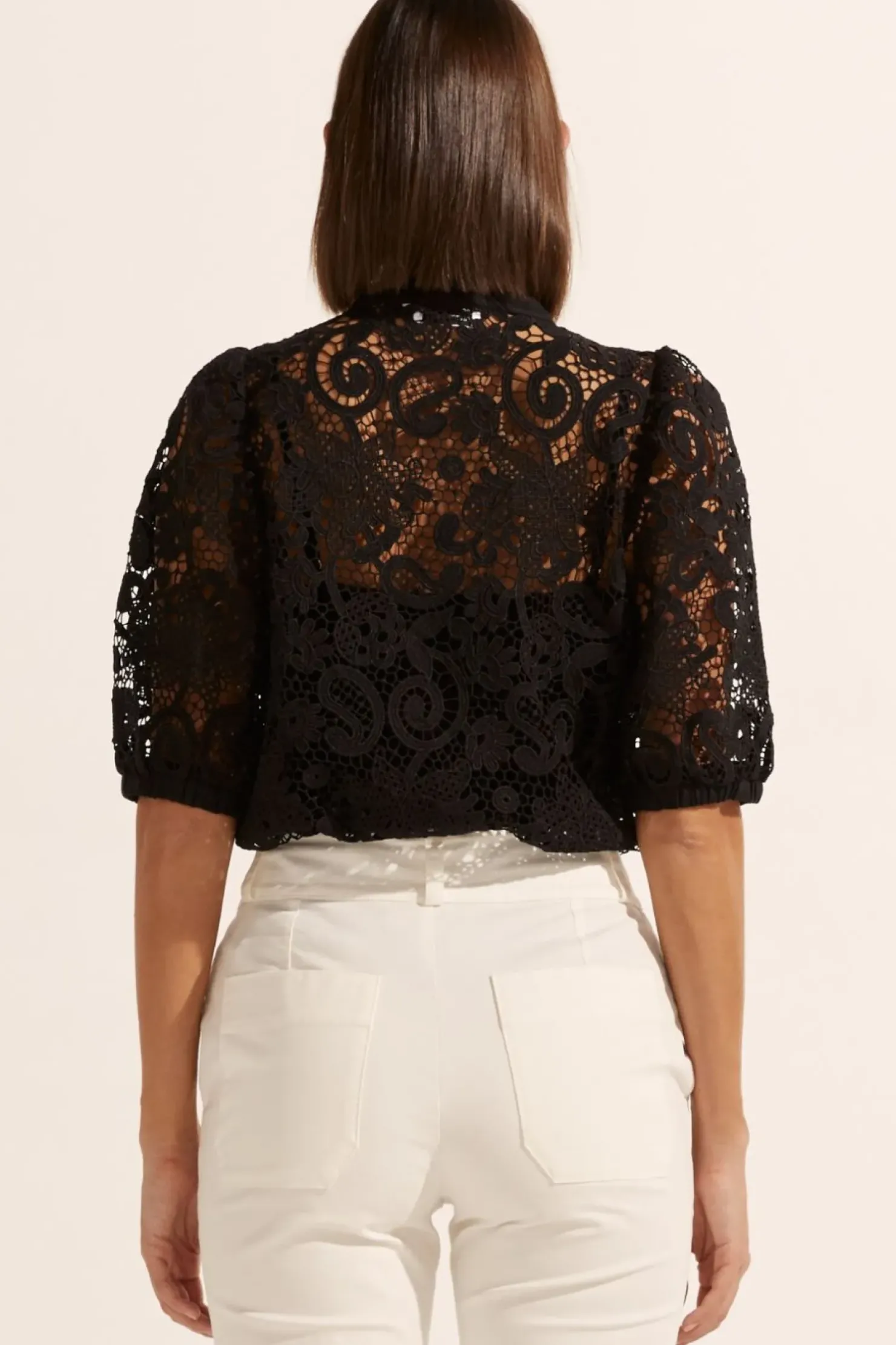 Discount Zoe Kratzmann Parade Lace Top - Black