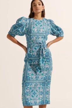 New Zoe Kratzmann Venture Dress - Sapphire Tile