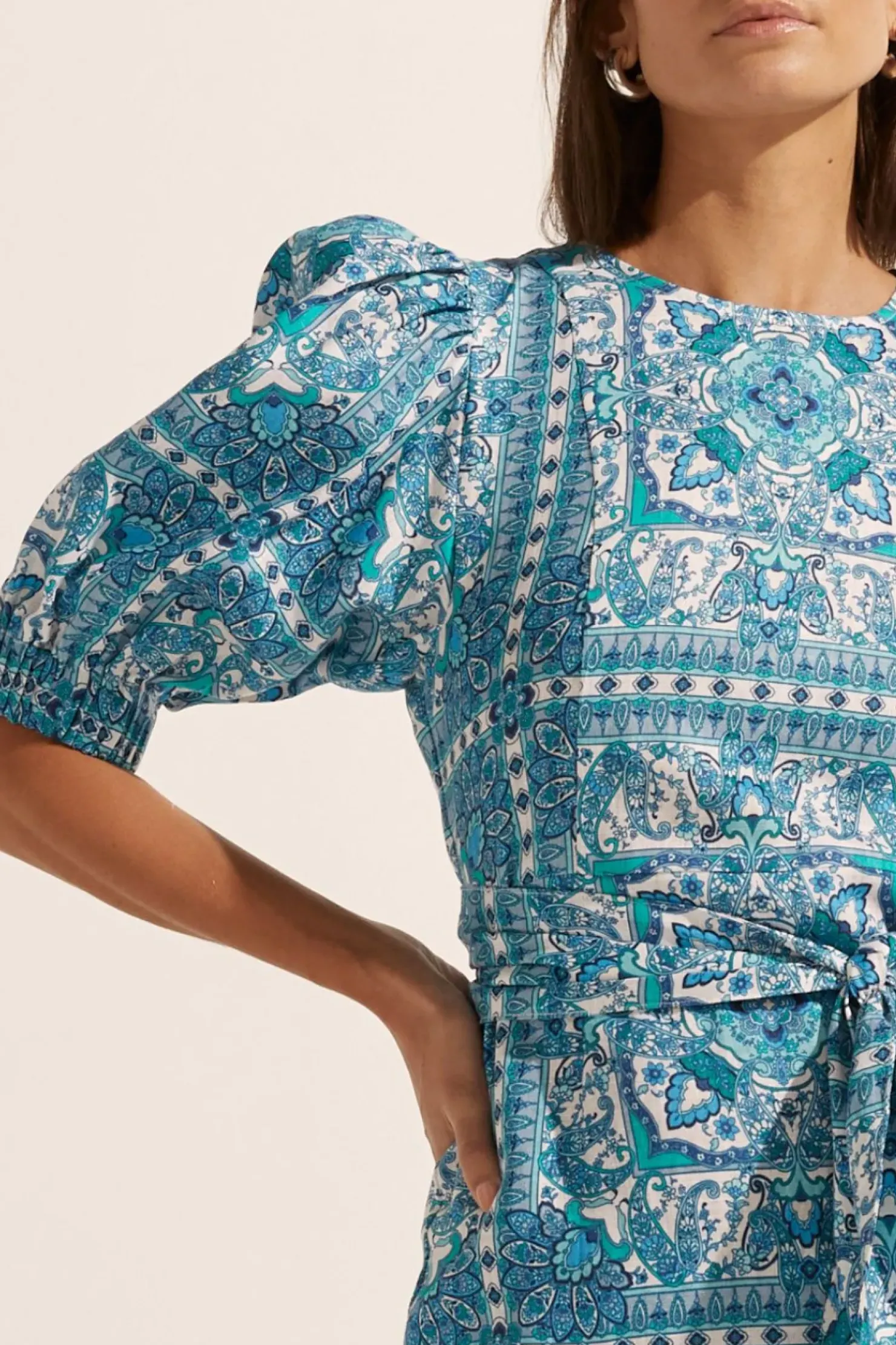 New Zoe Kratzmann Venture Dress - Sapphire Tile